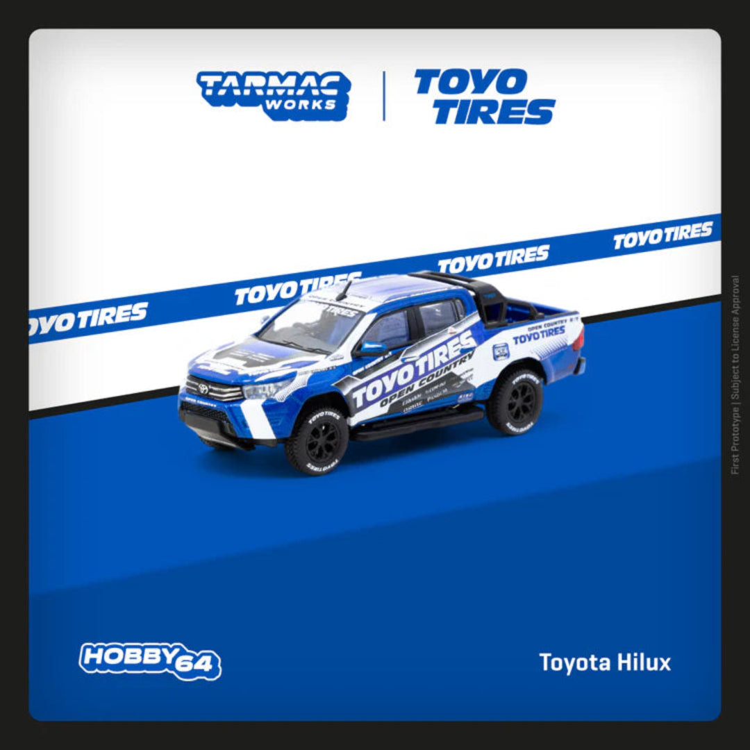 [Preorder] Tarmac Works 1:64 Toyota Hilux Toyo Tires T64-041-TOYO