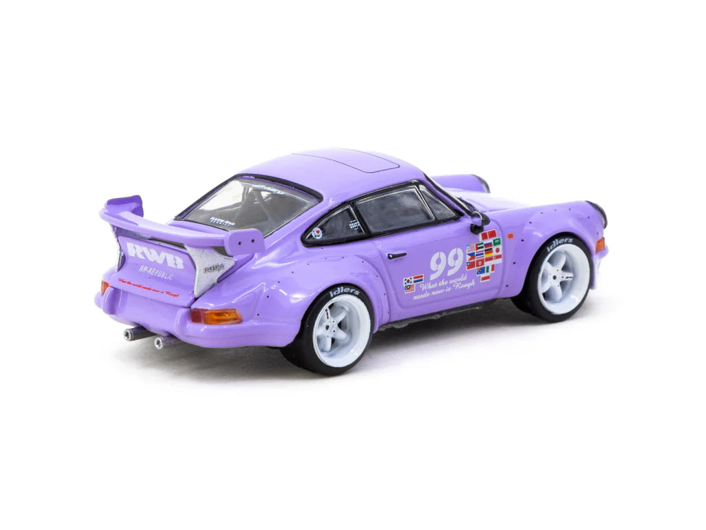 Tarmac Works 1:64 RWB Backdate Violetta idlers 12 hours 2016 T64-046-VI