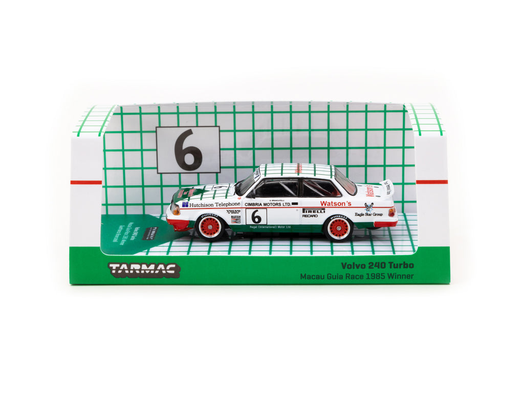 Tarmac Works 1:64 Volvo 240 Turbo Macau Guia Race 1985