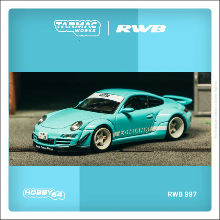 [Preorder] Tarmac Works 1:64 Porsche RWB 997 Lomianki T64-057-LO