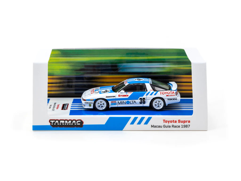 Tarmac Works 1:64 Toyota Supra MA70 Macau Guia Race 1987