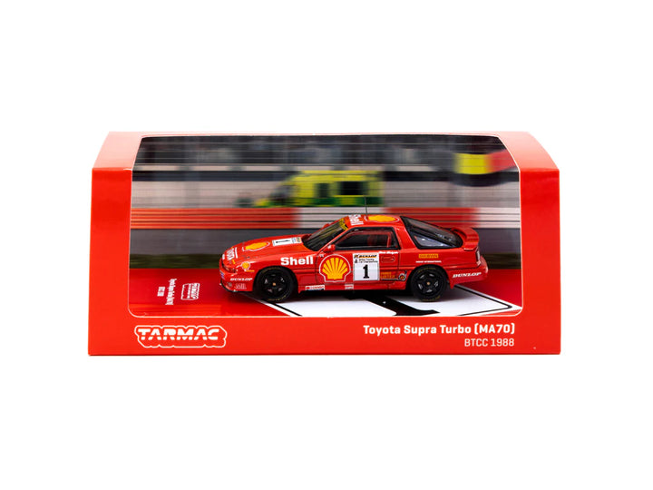 Tarmac Works 1:64 Toyota Supra Turbo (MA70) BTCC 1988 Chris Hodgetts T64-064-88BTC01