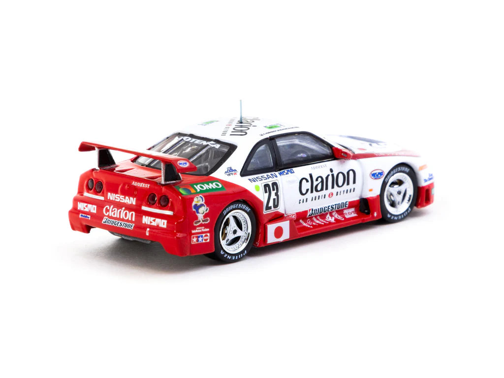 Tarmac Works 1:64 Nissan NISMO GT-R LM 24h of Le Mans 1995 Presentation T64-067-95LM23