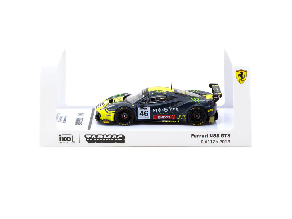 Tarmac Works 1:64 Ferrari 488 GT3 Gulf 12 Hours 2019 T64-072-19GUF46