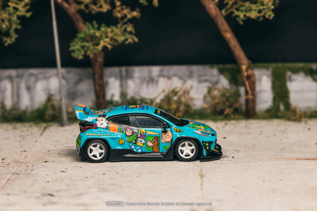 Tarmac Works 1:64 Pandem Toyota GR Yaris Toy Story - 30th Anniversary with Tarmac Cards T64-080-TS2