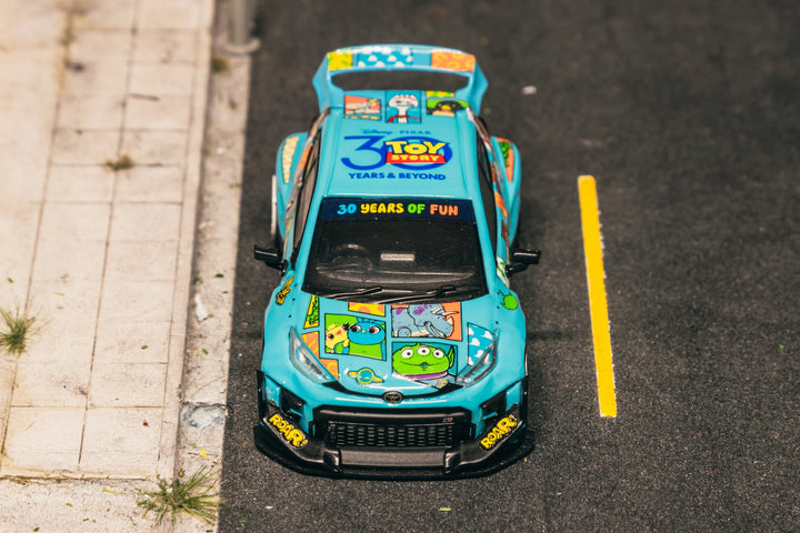 Tarmac Works 1:64 Pandem Toyota GR Yaris Toy Story - 30th Anniversary with Tarmac Cards T64-080-TS2