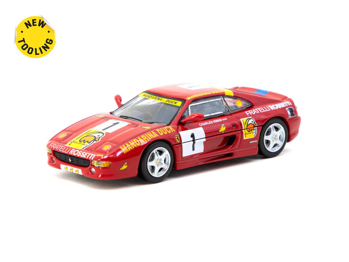 [Preorder] Tarmac Works 1:64 Ferrari F355 Challenge Macau Super Car Race 1994 Winner #01 Charles Kwan T64-083-94MGP01