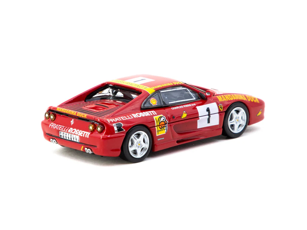 [Preorder] Tarmac Works 1:64 Ferrari F355 Challenge Macau Super Car Race 1994 Winner #01 Charles Kwan T64-083-94MGP01