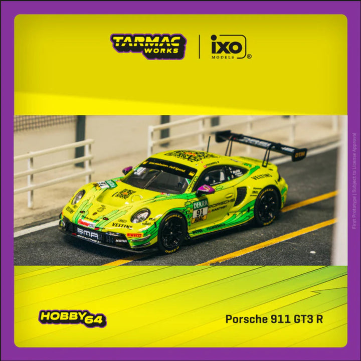 [Preorder] Tarmac Works 1:64 Porsche 911 GT3 R DTM Champion 2023 Thomas Preining T64-084-23DTM91