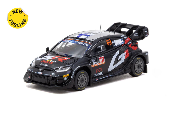 Tarmac Works 1:64 Toyota GR YARIS Rally1 HYBRID Rally Latvia 2024 Winner T64-085-24RL69