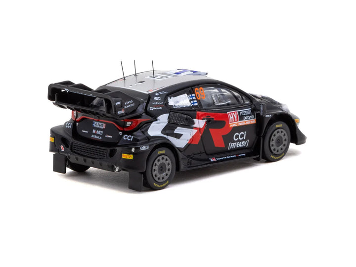 Tarmac Works 1:64 Toyota GR YARIS Rally1 HYBRID Rally Latvia 2024 Winner T64-085-24RL69