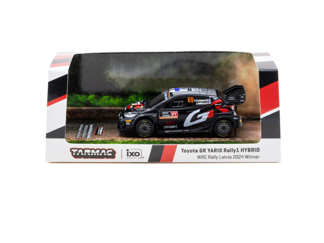 Tarmac Works 1:64 Toyota GR YARIS Rally1 HYBRID Rally Latvia 2024 Winner T64-085-24RL69