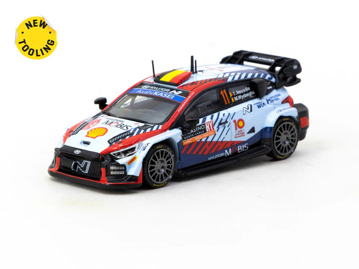 Tarmac Works 1:64 Hyundai i20 N Rally1 Hybrid Rallye Monte-Carlo 2024 Winner T64-089-24MCR11
