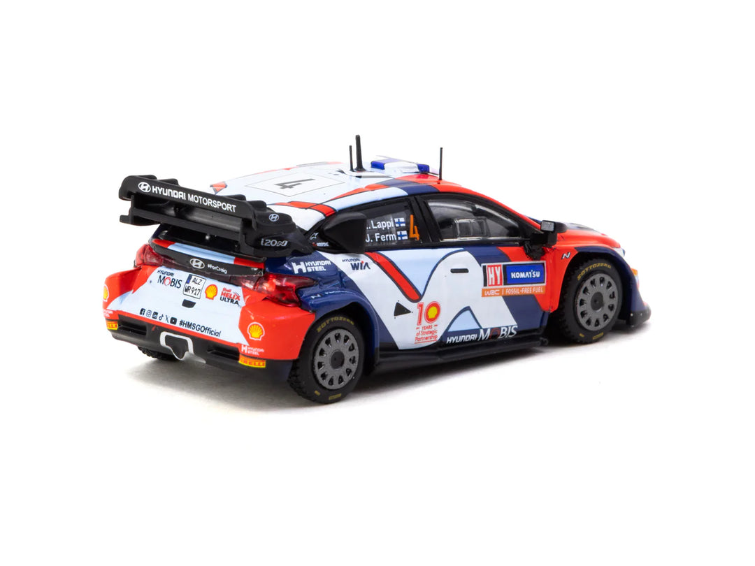 Tarmac Works 1:64 Hyundai i20 N Rally1 Hybrid Rally Sweden 2024 Winner T64-089-24RS04