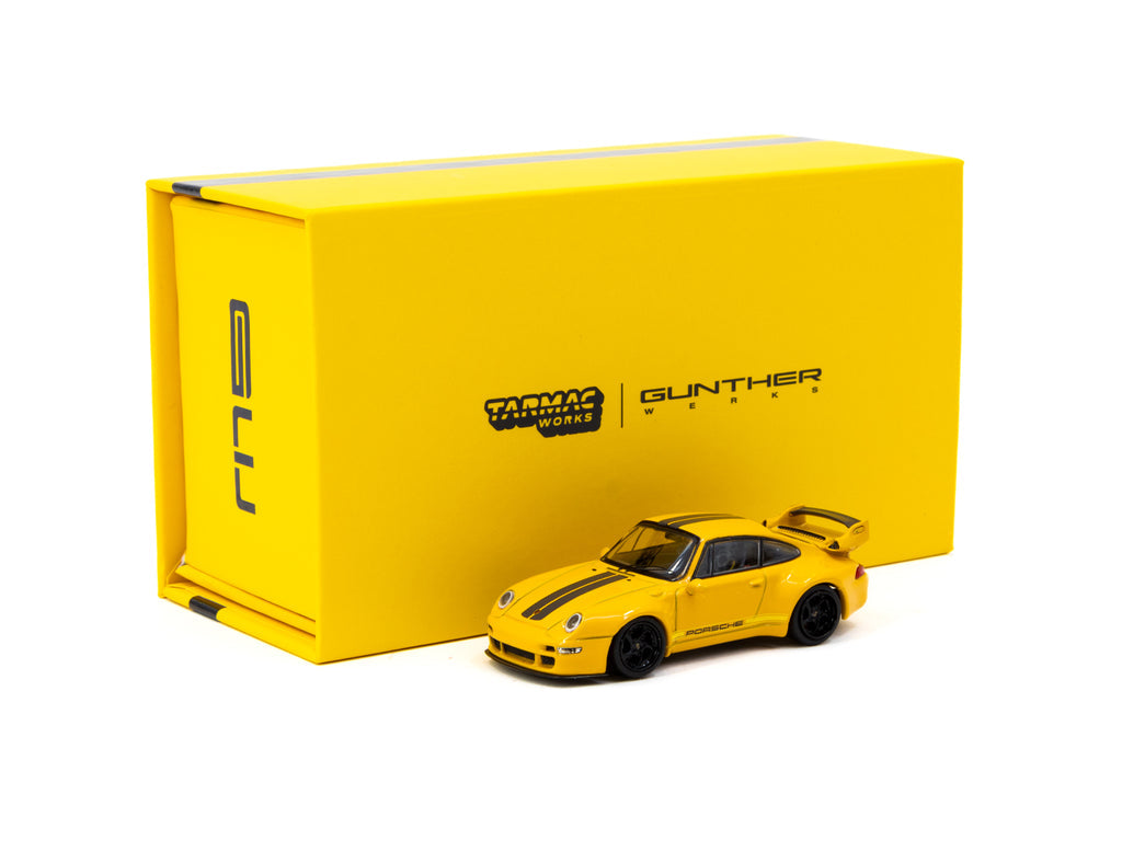 Tarmac Works 1:64 993 Remastered By Gunther Werks Yellow T64-TL054