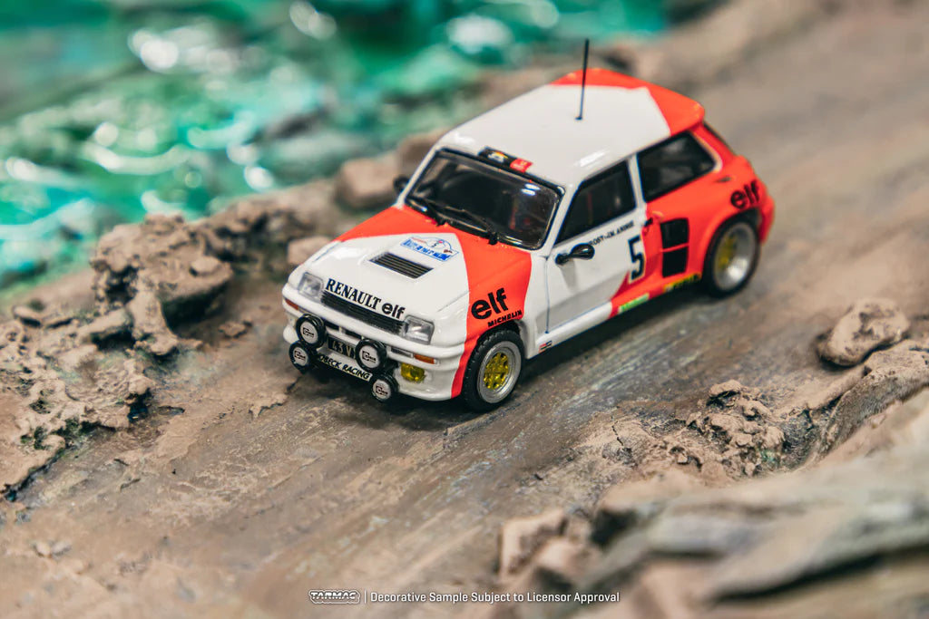 Tarmac Works 1:64 Renault 5 Turbo Rallye du Var 1982 Alain Prost / Jean-Marc Andrié