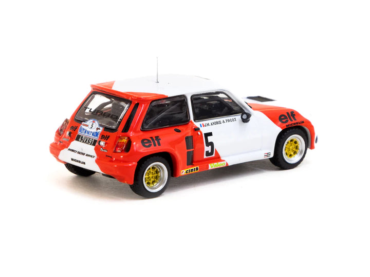 Tarmac Works 1:64 Renault 5 Turbo Rallye du Var 1982 Alain Prost / Jean-Marc Andrié