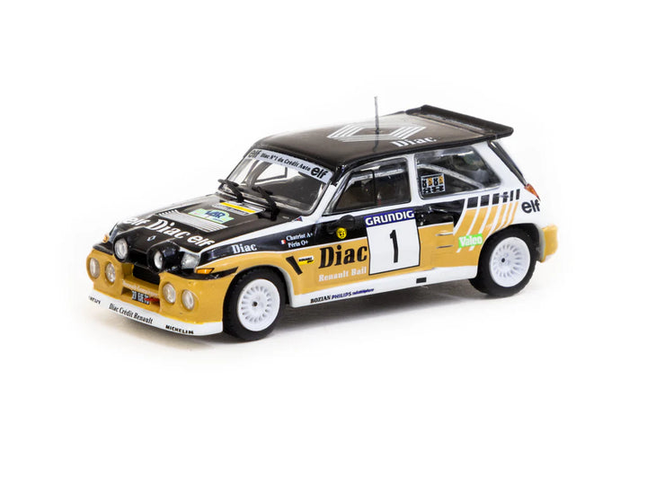 Tarmac Works 1:64 Renault 5 MAXI Turbo Rallye du Var 1986 François Chatriot / Michel Périn