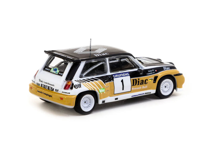 Tarmac Works 1:64 Renault 5 MAXI Turbo Rallye du Var 1986 François Chatriot / Michel Périn