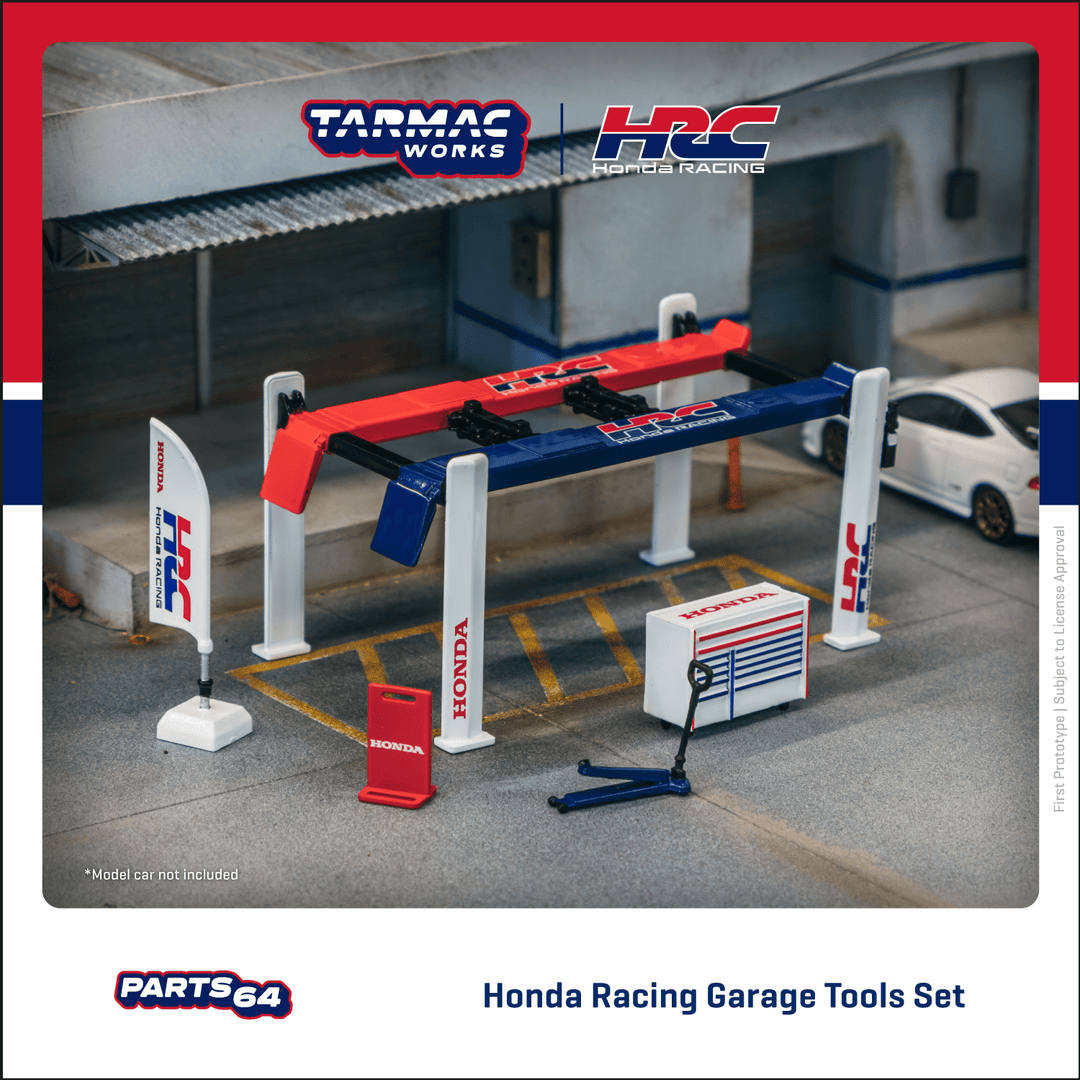 Tarmac Works 1:64 Garage tools set Honda Racing T64A-TL001-HRC