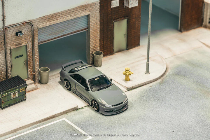 Tarmac Works 1:64 VERTEX Silvia (S 14) Grey T64G-018-GY