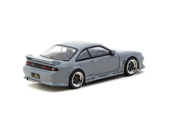 Tarmac Works 1:64 VERTEX Silvia (S 14) Grey T64G-018-GY