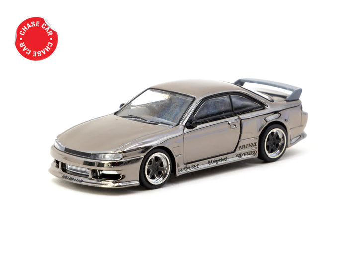 Tarmac Works 1:64 VERTEX Silvia (S 14) Grey T64G-018-GY