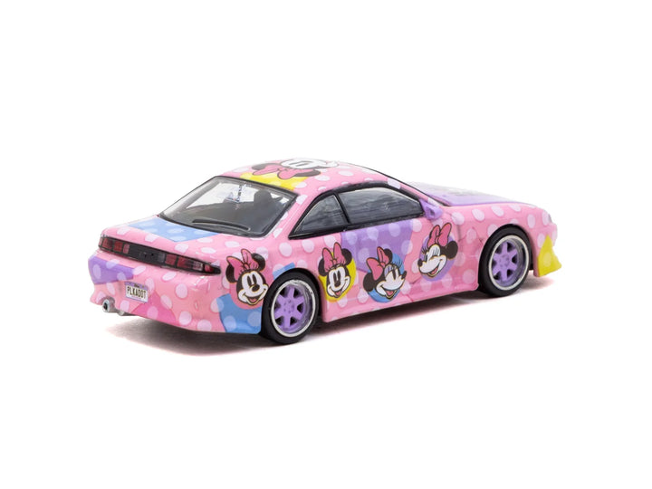 Tarmac Works 1:64 VERTEX Nissan Silvia (S14) Minnie Mouse T64G-018-MN