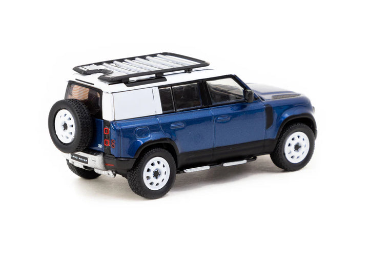 Tarmac Works 1:64 Land Rover Defender 110 Blue T64G-020-BL