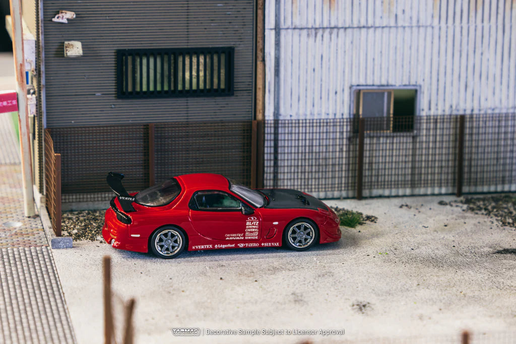 Tarmac Works 1:64 VERTEX Mazda RX-7 FD3S Red