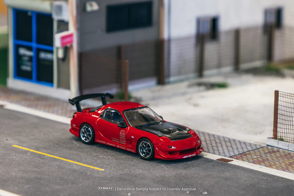 Tarmac Works 1:64 VERTEX Mazda RX-7 FD3S Red