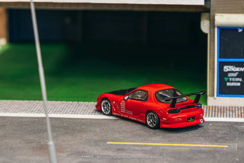 Tarmac Works 1:64 VERTEX Mazda RX-7 FD3S Red