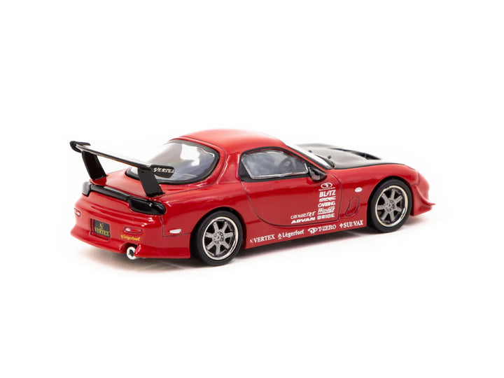 Tarmac Works 1:64 VERTEX Mazda RX-7 FD3S Red