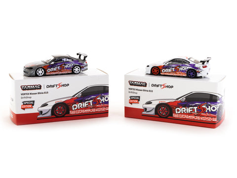 Tarmac Works 1:64 VERTEX Nissan Silvia S15 DriftShop European Drift Championship