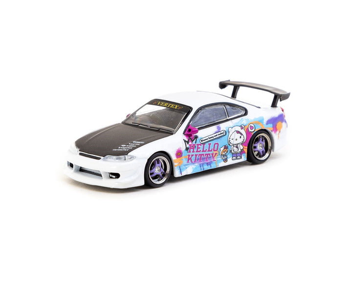 [Preorder] Tarmac Works 1:64 Vertex Nissan Silvia S15 Hello Kitty Special T64G-023-HK2