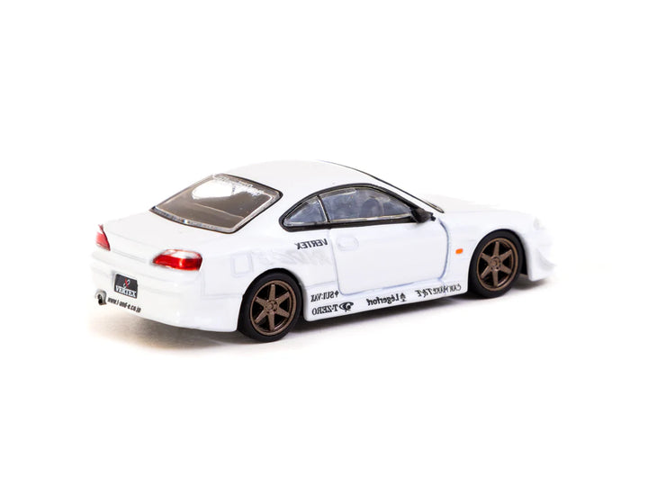 Tarmac Works 1:64 VERTEX Nissan Silvia S15 White T64G-023-WH