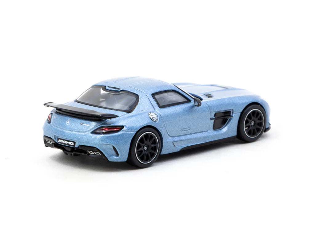 Tarmac Works 1:64 Mercedes-Benz SLS AMG Coupé Black Series Matte Blue T64G-027-MB