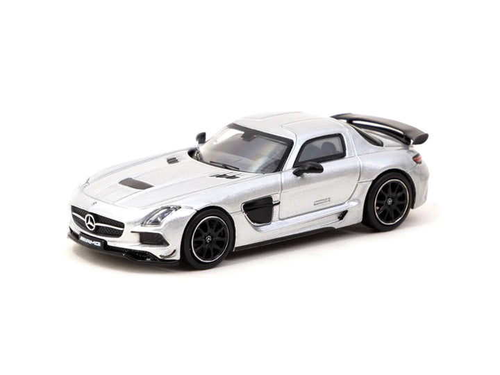 Tarmac Works 1:64 Mercedes-Benz SLS AMG Coupé Black Series Silver Metallic