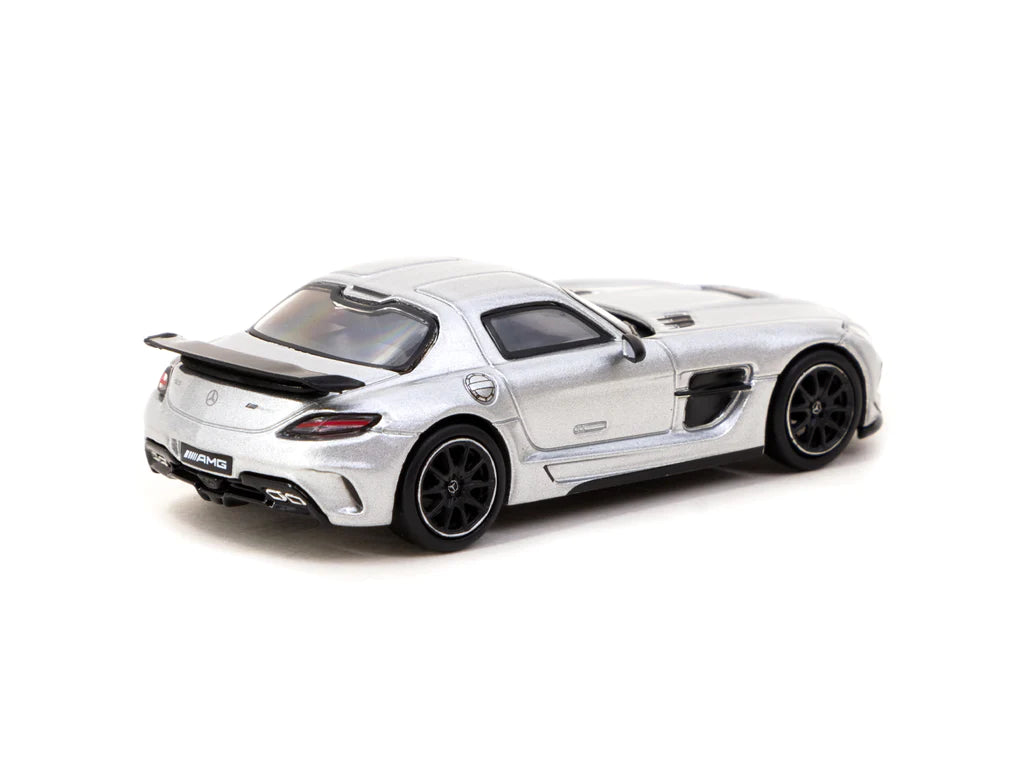 Tarmac Works 1:64 Mercedes-Benz SLS AMG Coupé Black Series Silver Metallic