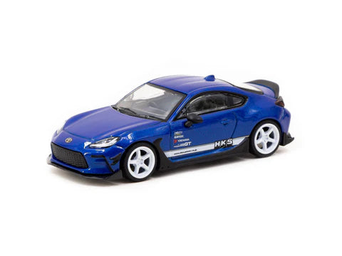 Tarmac Works 1:64 HKS Toyota GR86 Blue Metallic T64G-038-BL