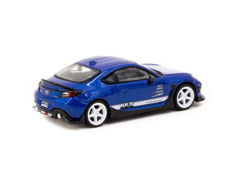 Tarmac Works 1:64 HKS Toyota GR86 Blue Metallic T64G-038-BL