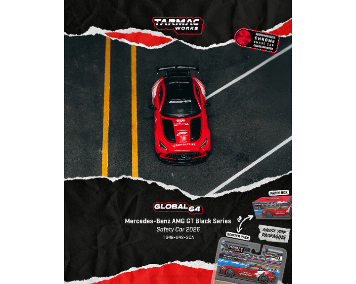 [Preorder] Tarmac Works 1:64 Mercedes-Benz AMG GT Black Series Safety Car 2026 Global 64 T64G-042-SCA-B