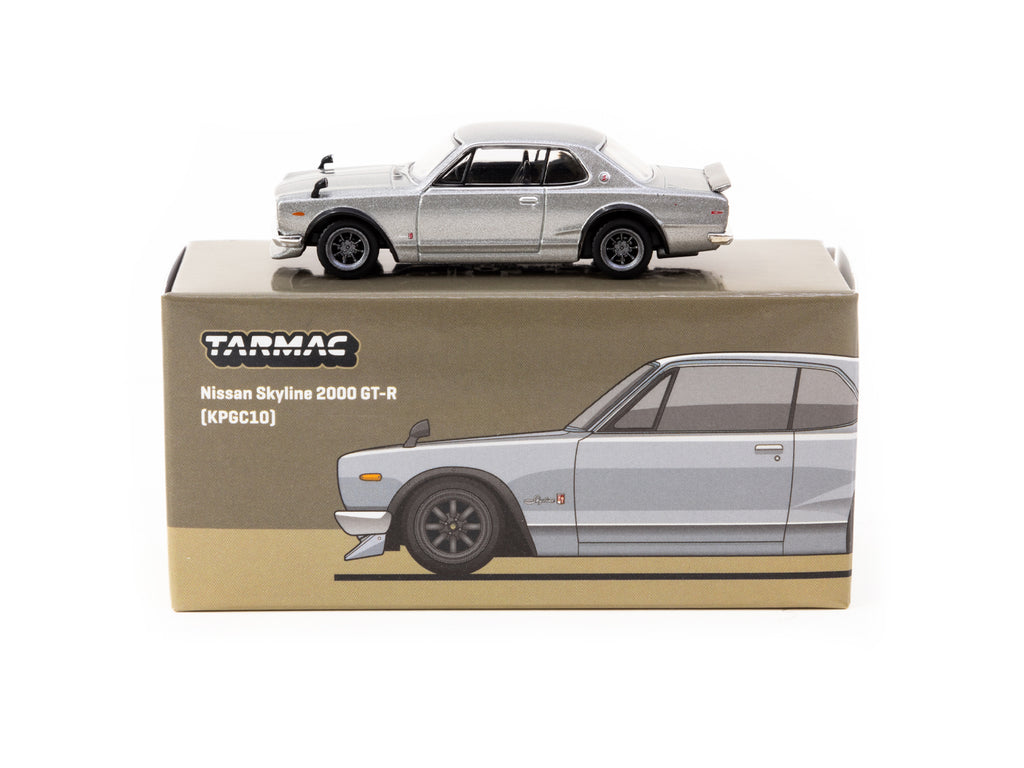 Tarmac Works 1:64 Nissan Skyline 2000 GT-R (KPGC10) Silver