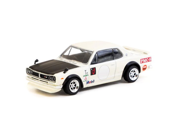 Tarmac Works 1:64 Nissan Skyline 2000 GT-R (KPGC10) White T64G-043-WH2