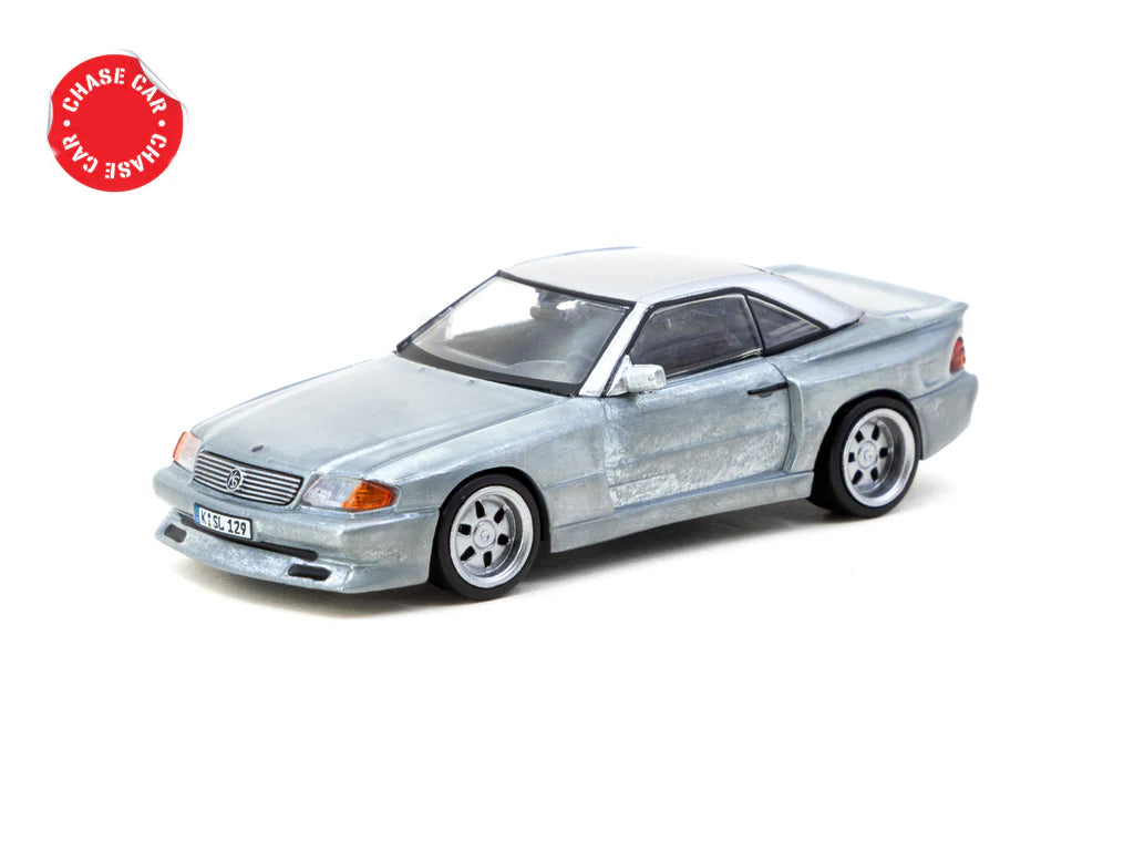 Tarmac Works 1:64 Mercedes-Benz SL 500 Koenig Specials Silver T64G-045-SL