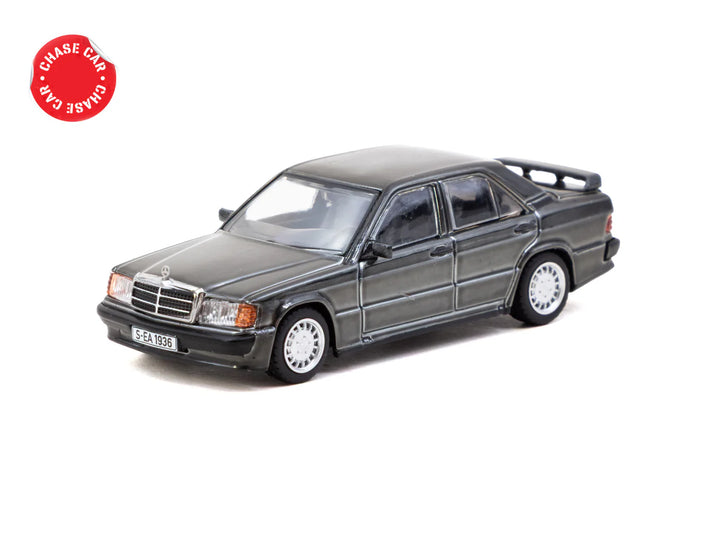 Tarmac Works 1:64 Mercedes-Benz 190 E 2.3-16 Blue-Black metallic T64G-047-BK