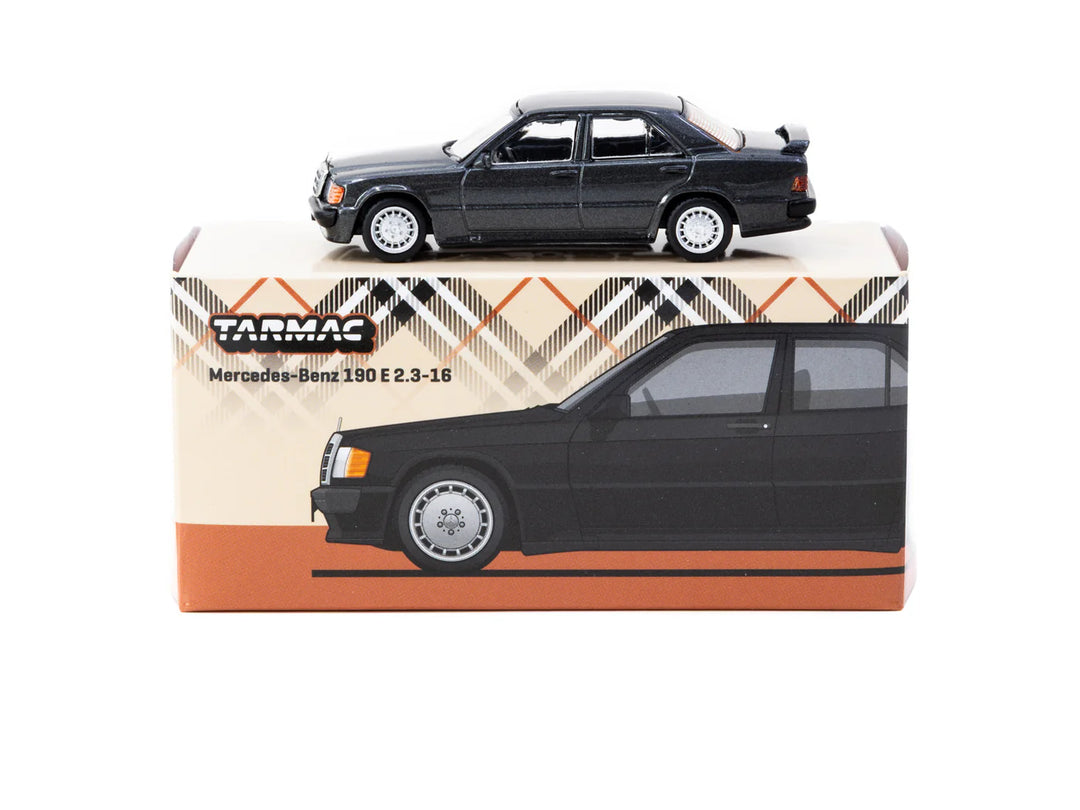 Tarmac Works 1:64 Mercedes-Benz 190 E 2.3-16 Blue-Black metallic T64G-047-BK