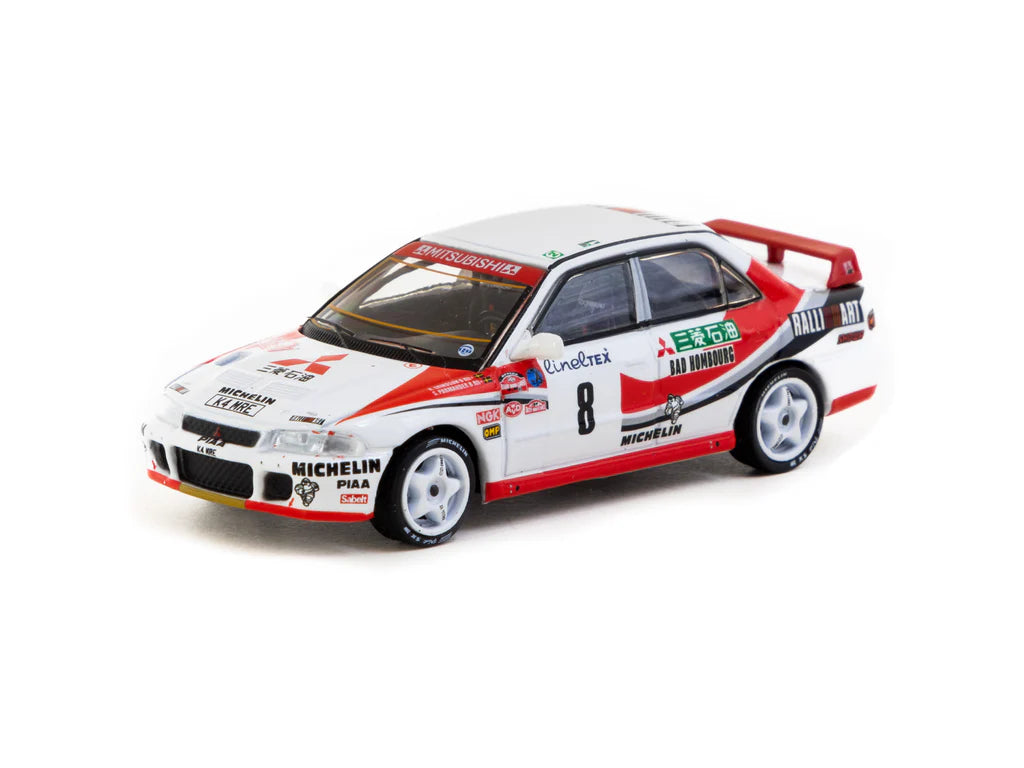 Tarmac Works 1:64 Mitsubishi Lancer Evolution Rallye Monte-Carlo T64G-048-93MCR08