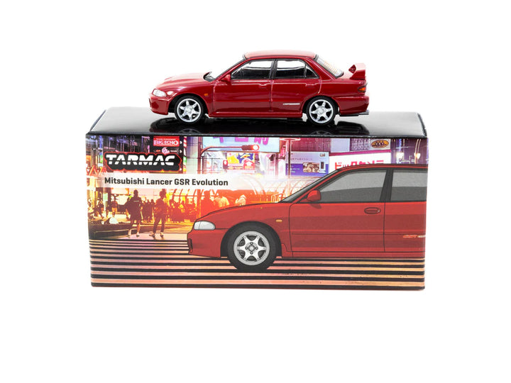 Tarmac Works 1:64 Mitsubishi Lancer GSR Evolution Red T64G-048-RE