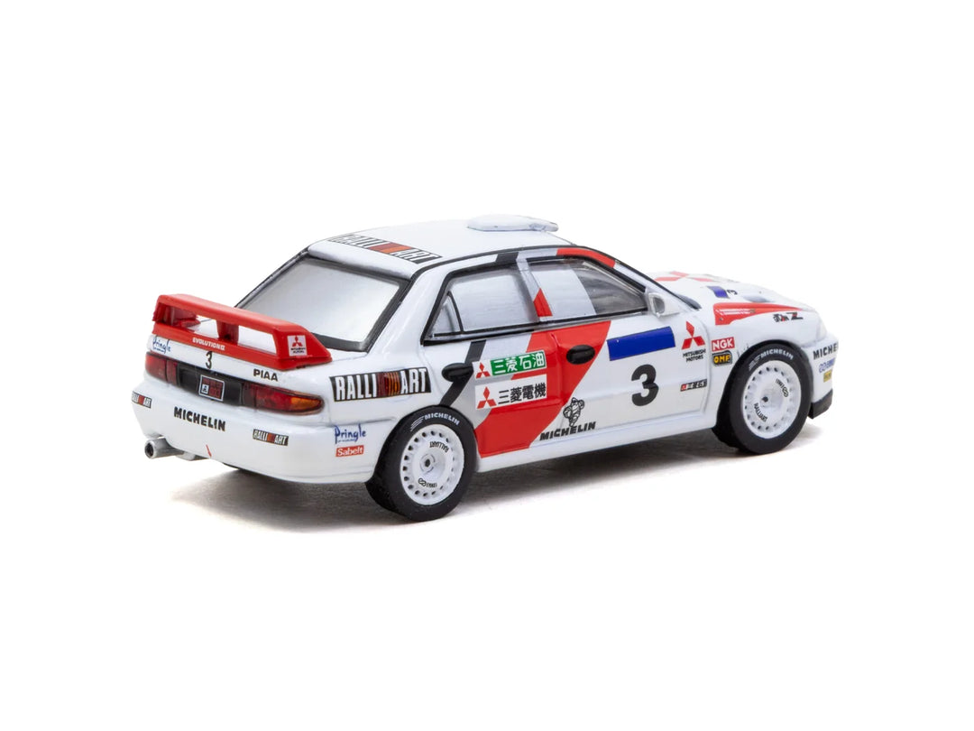 Tarmac Works 1:64 Mitsubishi Lancer Evolution II Hong Kong Beijing Rally T64G-049-94HKBR03